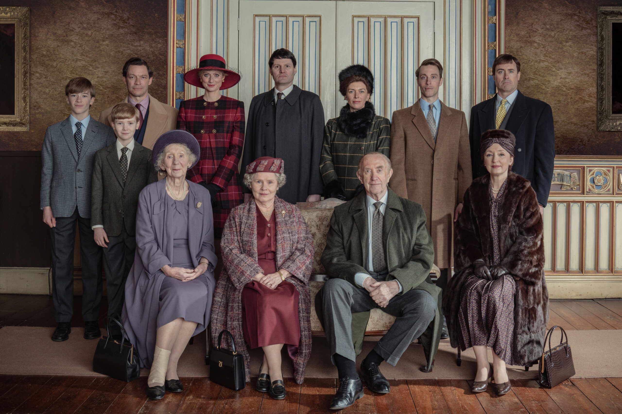 The Royal Family as depicted in The Crown