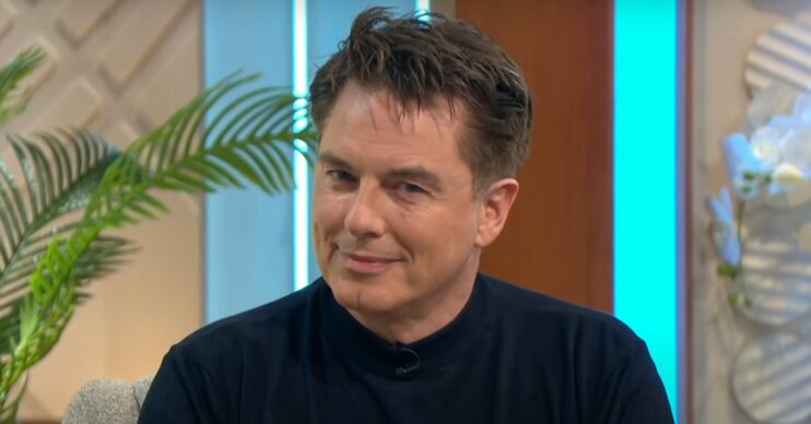 John Barrowman smiling on Lorraine