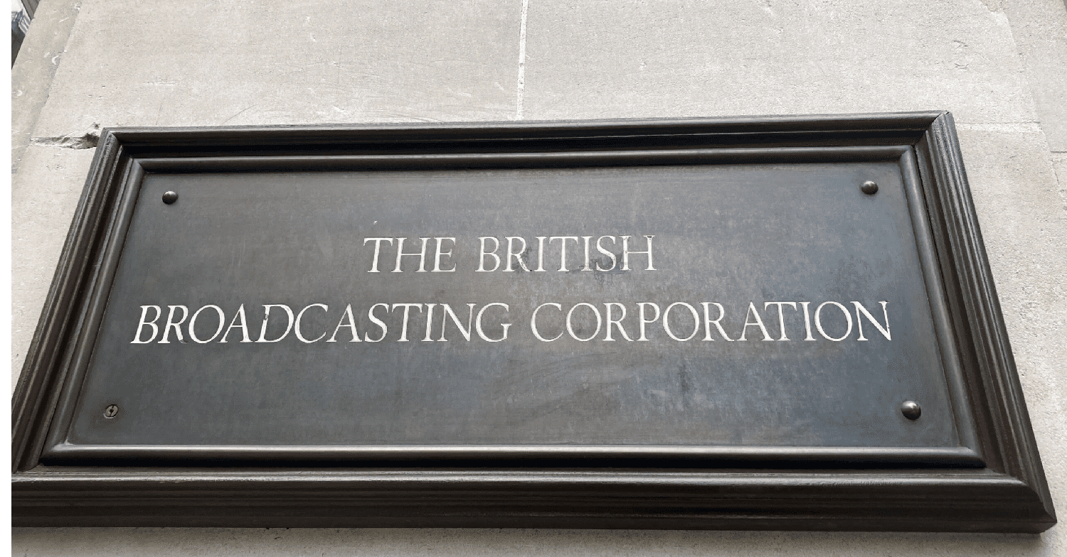 BBC sign