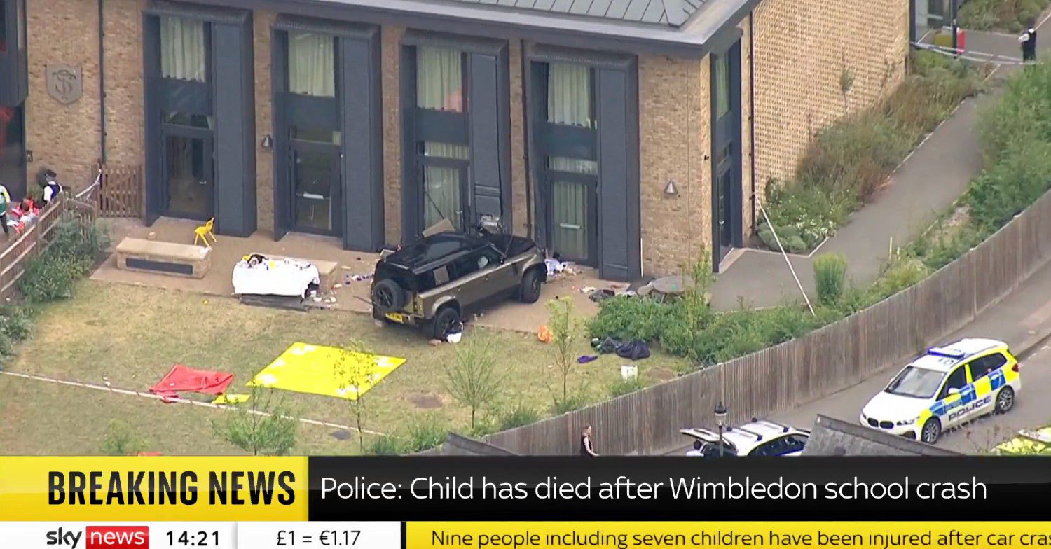 Wimbledon car crash