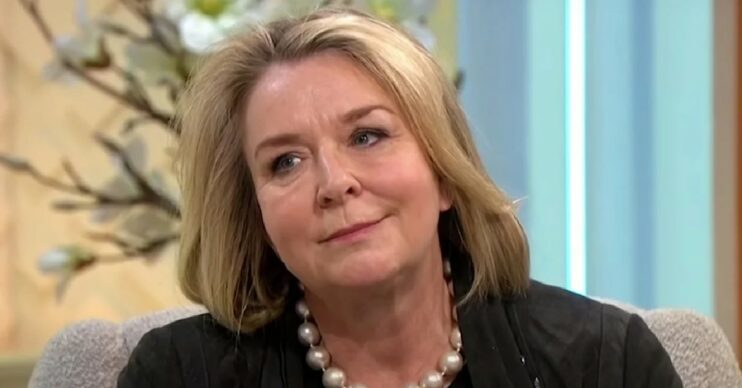 Fern Britton smirking