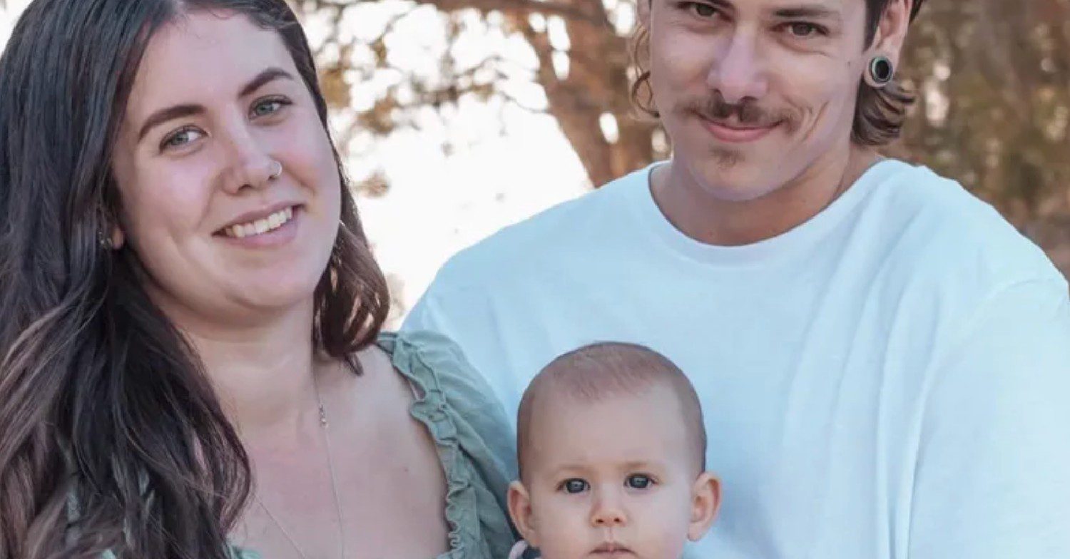 Krystal, Brandon, and their baby