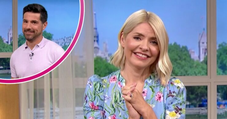 Holly Willoughby and Craig Doyle smiling on This Morning today