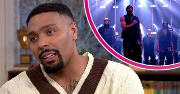 Jordan Banjo on This Morning with Diversity performing