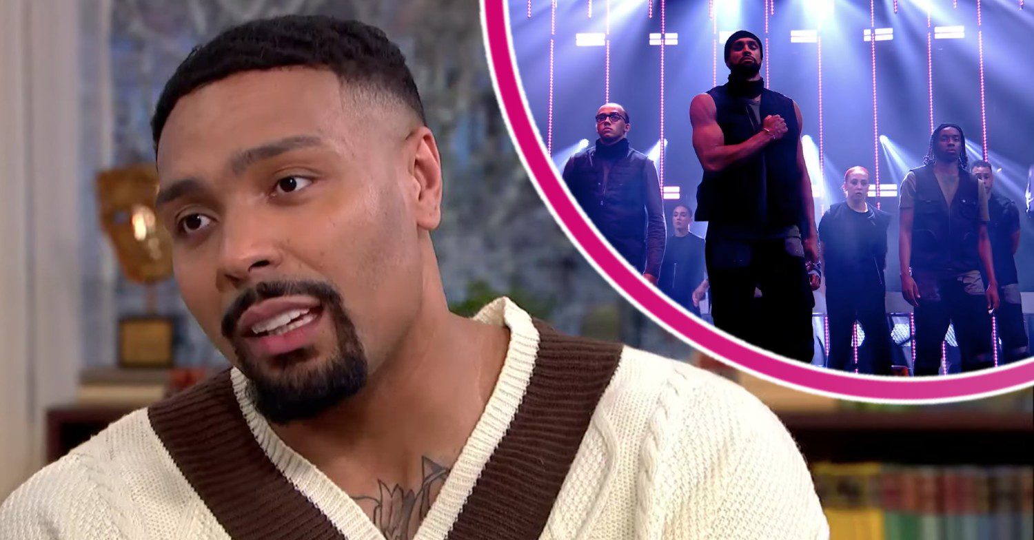 Jordan Banjo on This Morning with Diversity performing