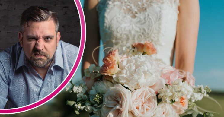 Man cross / bride