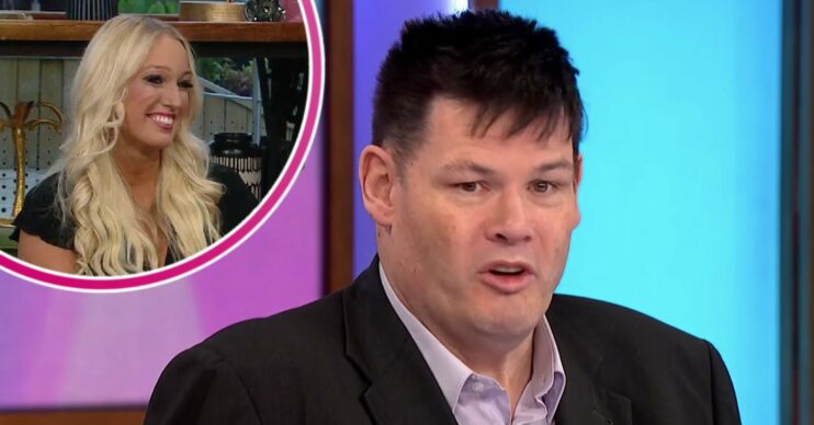 Mark Labbett and his girlfriend smiling
