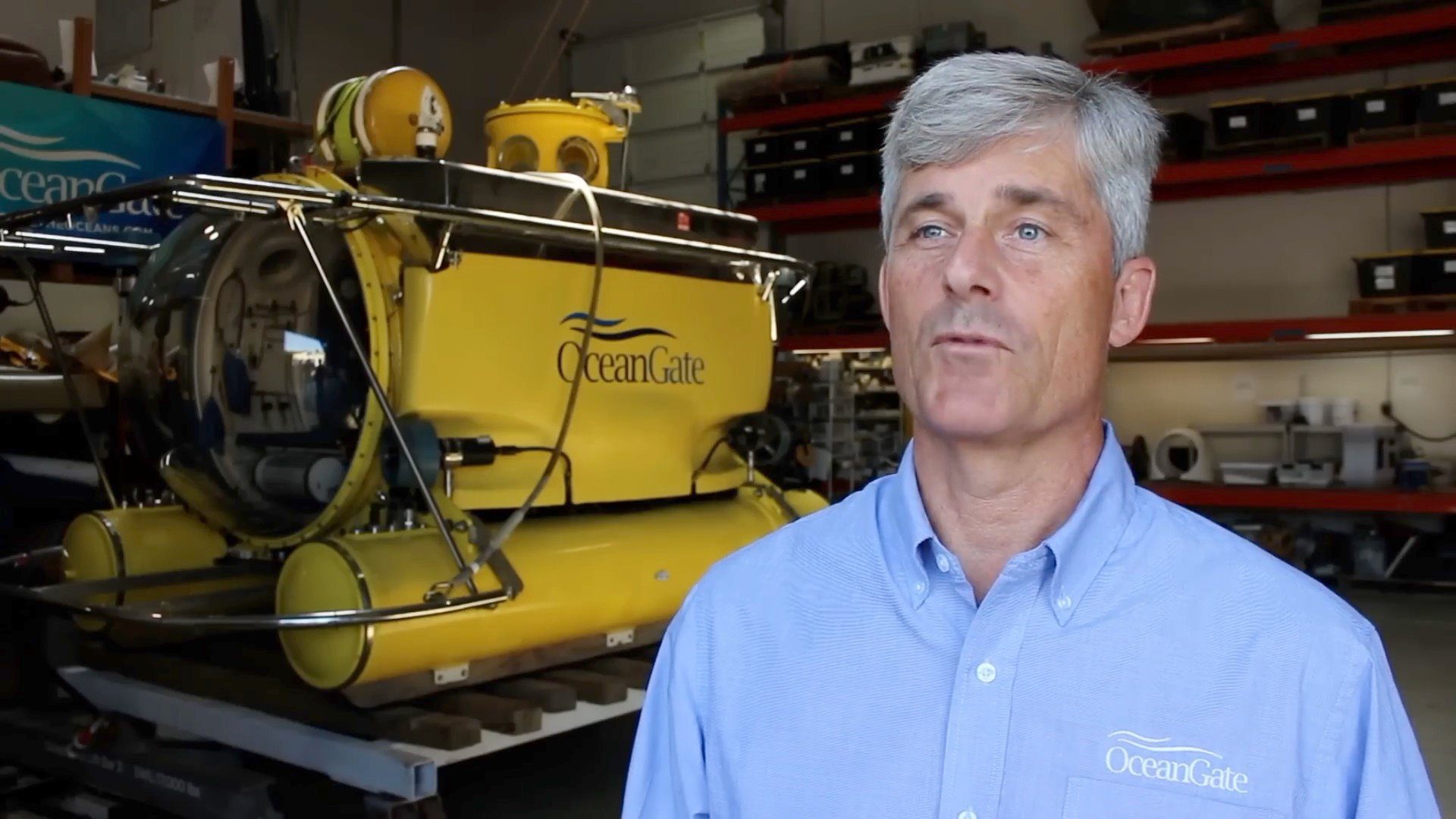Titan submersible CEO Stockton Rush speaking