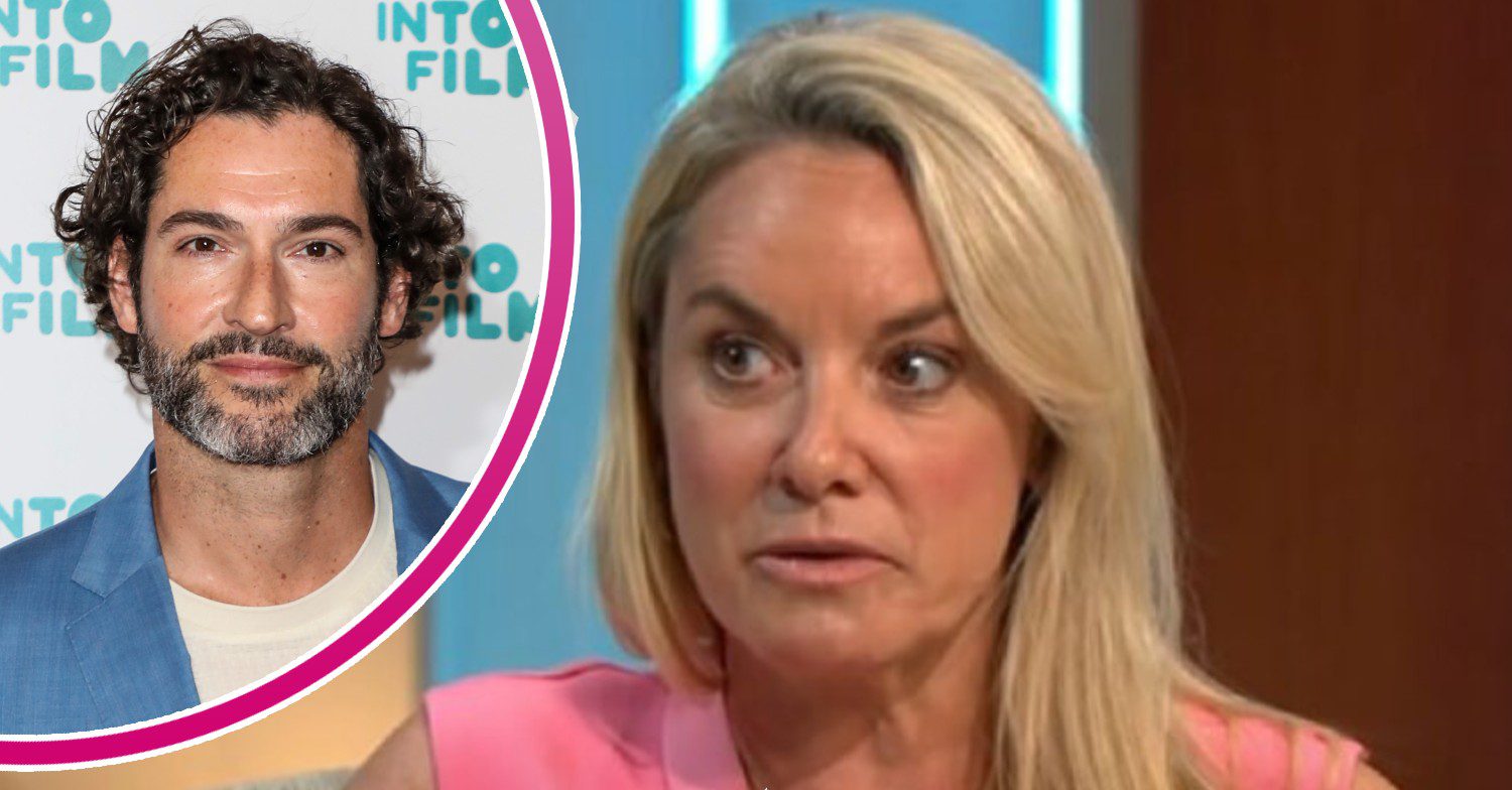 Tom Ellis and Tamzin Outhwaite (Credit: Splash News/ITV)