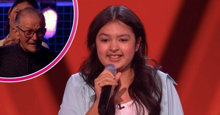 The Voice Kids star and her grandad