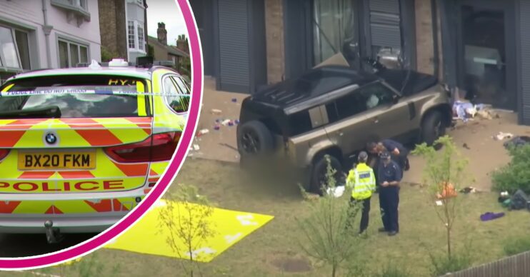 Police car / school crash wimbledon