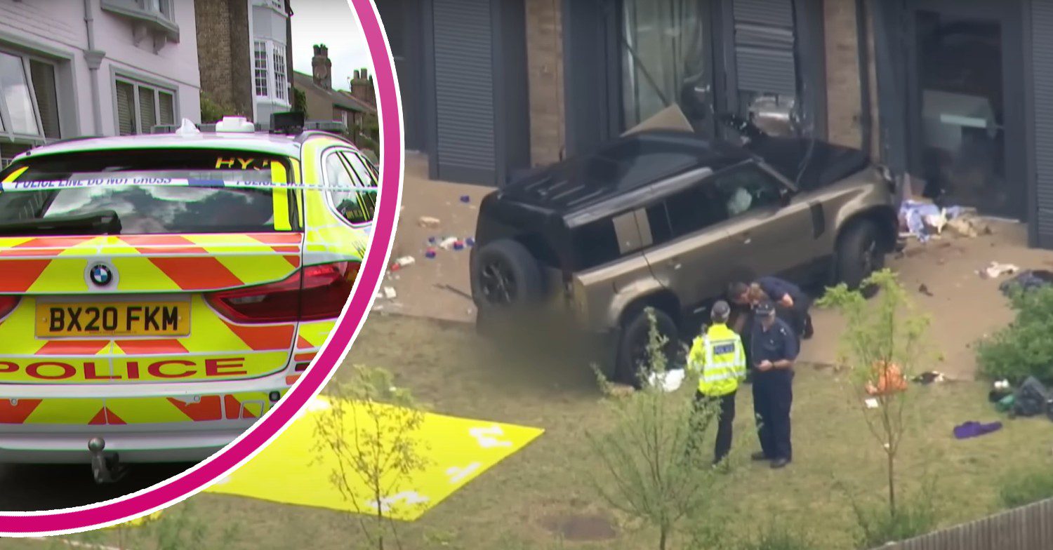 Police car / school crash wimbledon