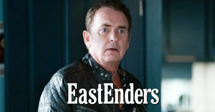 Alfie looking shocked on EastEnders; soap logo overlaid (Credit: BBC/Composite: ED!)