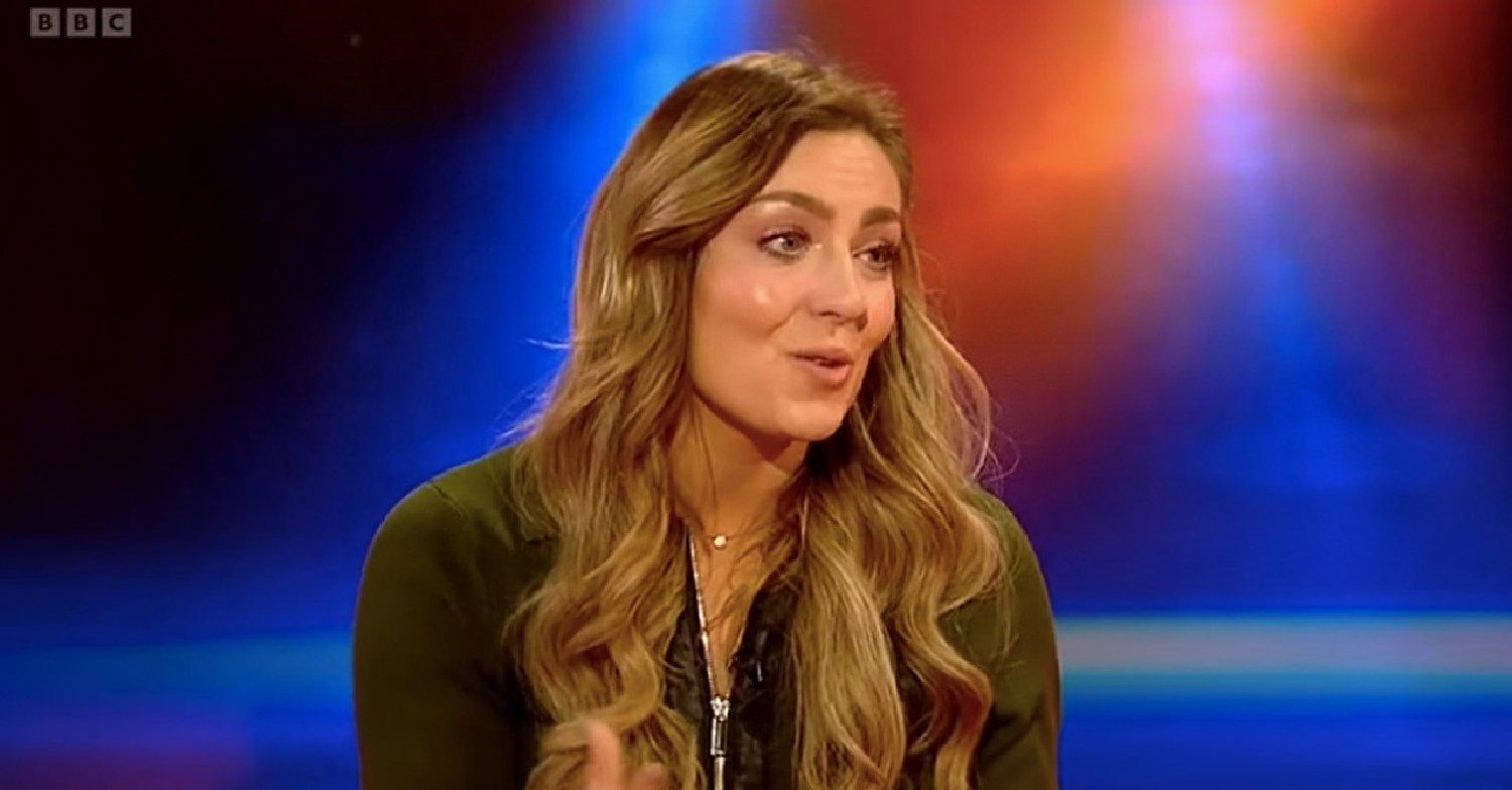 Strictly star Amy Dowden speaking on BBC Breakfast