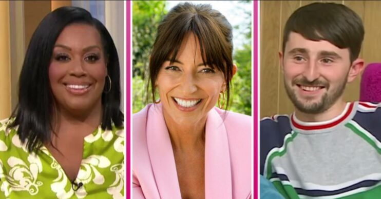 Alison Hammond, Davina McCall, and Pete Sandiford all smile