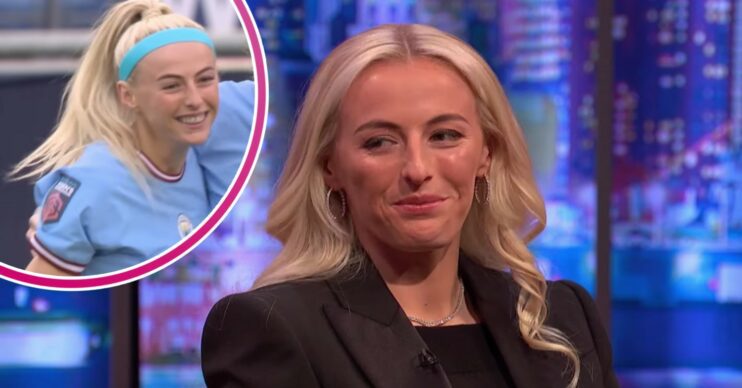 Chloe Kelly smiling