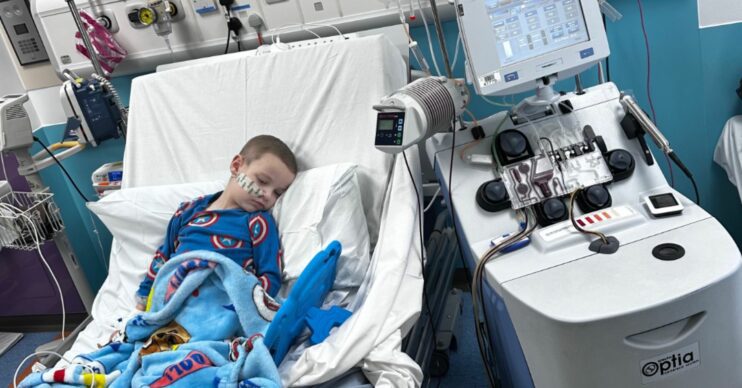Dillon in hospital