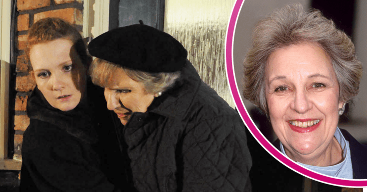 Comp image of Fiz Stape, Joy Fishwick and Doreen Mantle in Coronation Street
