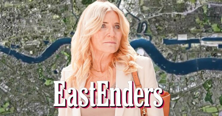 Cindy looks emotional on return to EastEnders