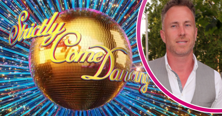 Strictly Come Dancing logo and James Jordan inset