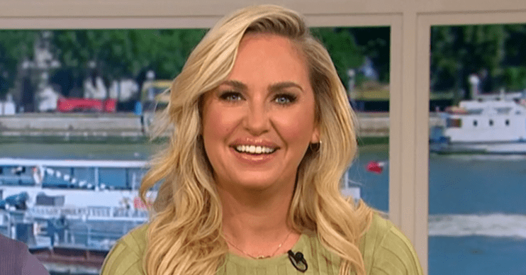 Josie Gibson smiling on This Morning