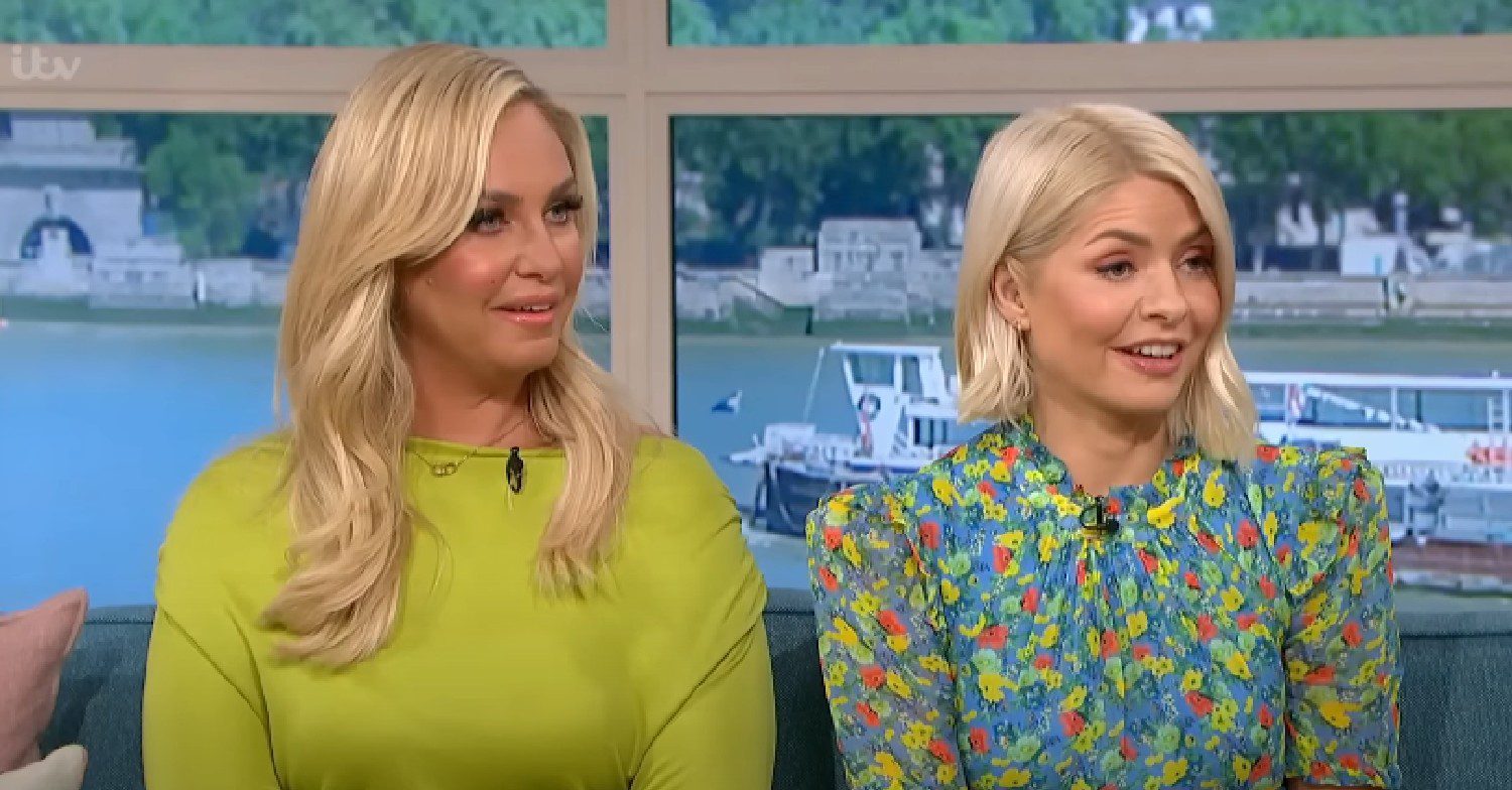 Josie Gibson and Holly Willoughby hosting This Morning