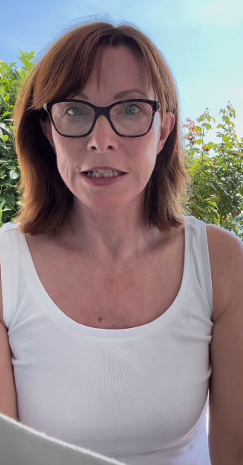 Kay Burley addressing fans on Instagram