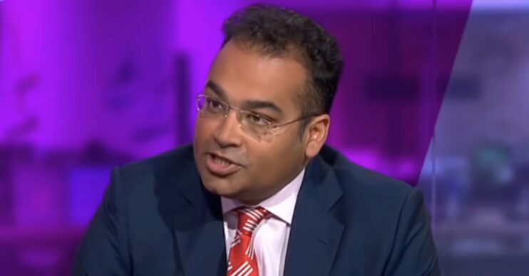 Krishnan Guru-Murphy presenting Channel 4 news