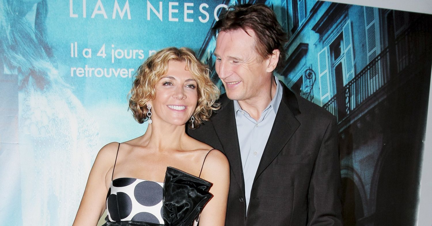 Liam Neeson and Natasha Richardson on the red carpet