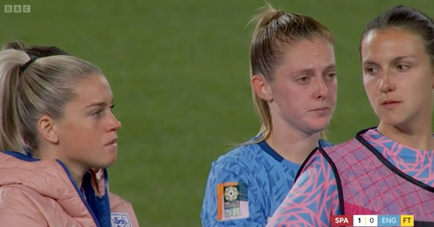 Lionesses look dejected after their World Cup final loss