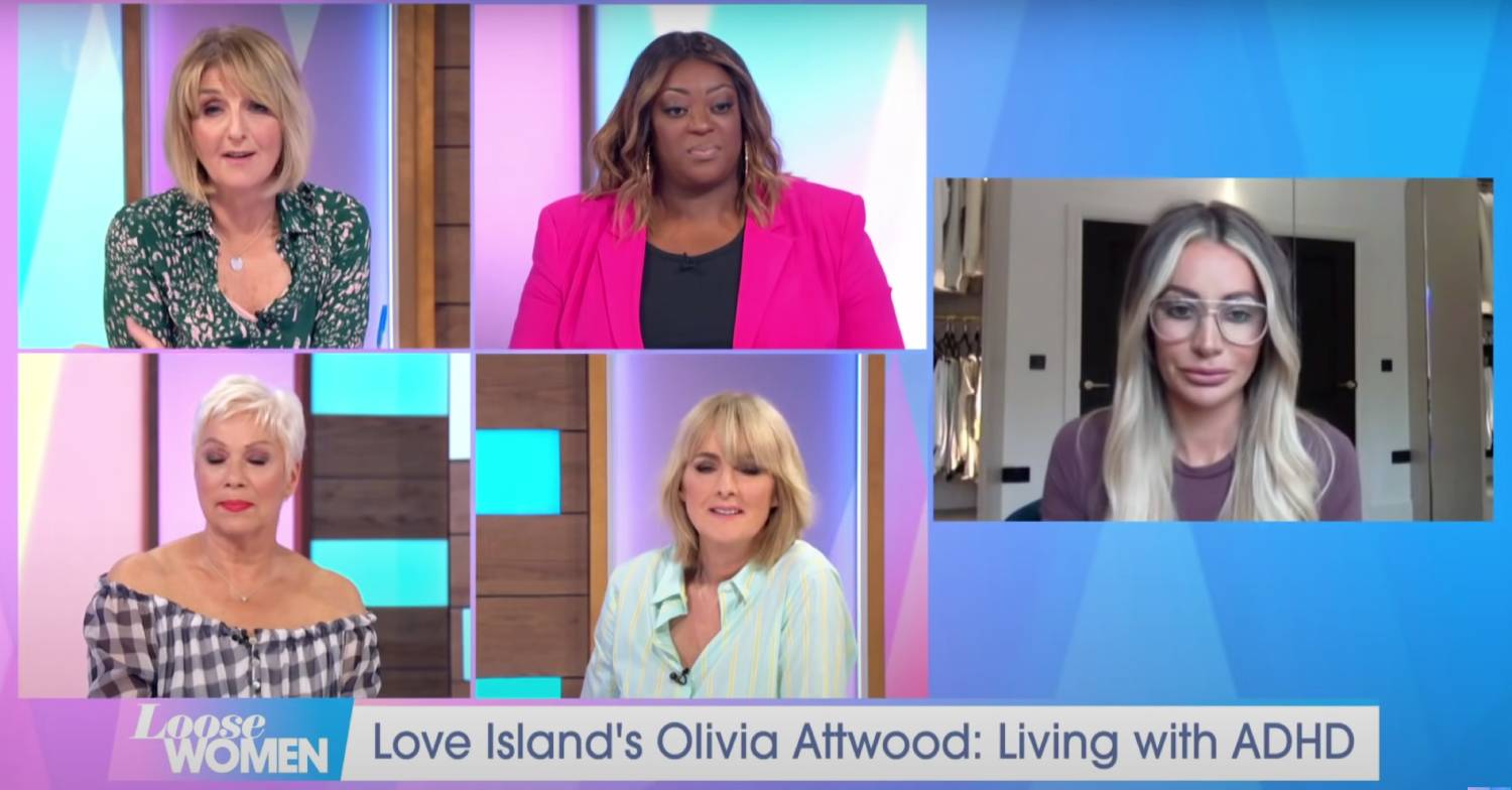 Olivia Attwood appears on Loose Women