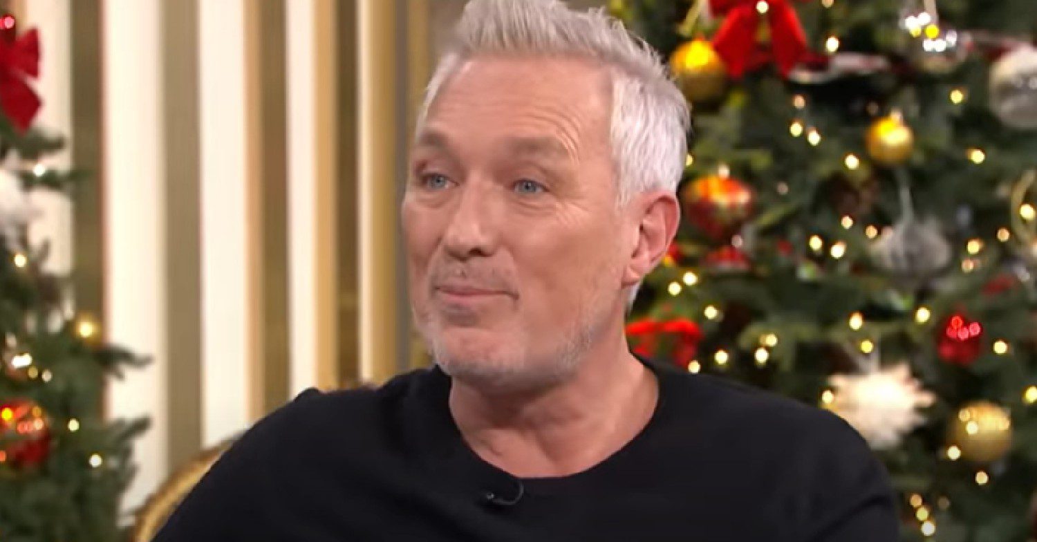 Martin Kemp looking happy on This Morning