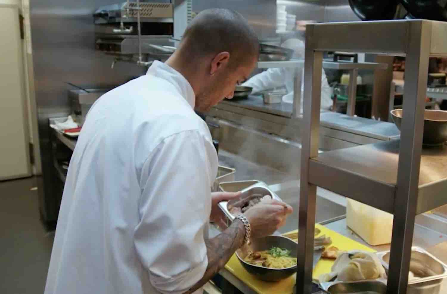 Max George cooking
