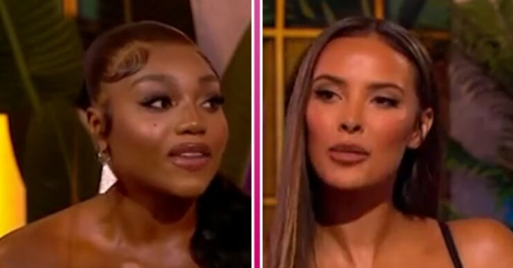 Maya Jama and Whitney at the Love Island Reunion