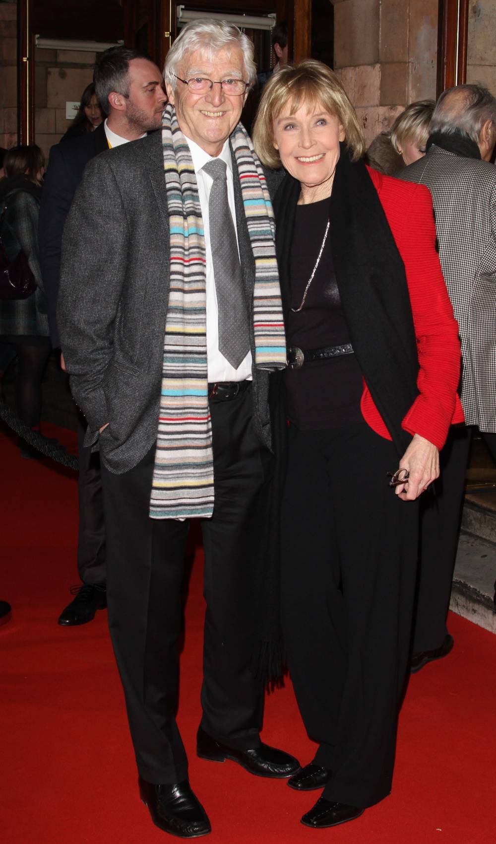 Michael Parkinson pictured with his wife Mary Parkinson