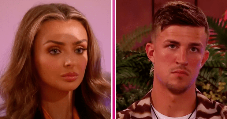 Mitch Taylor and Kady McDermott on Love Island