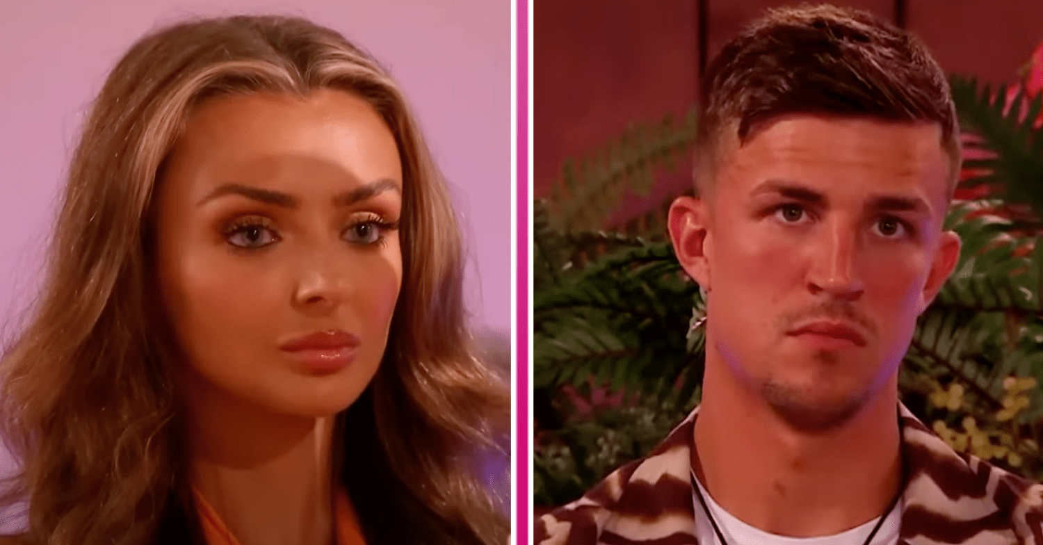 Mitch Taylor and Kady McDermott on Love Island