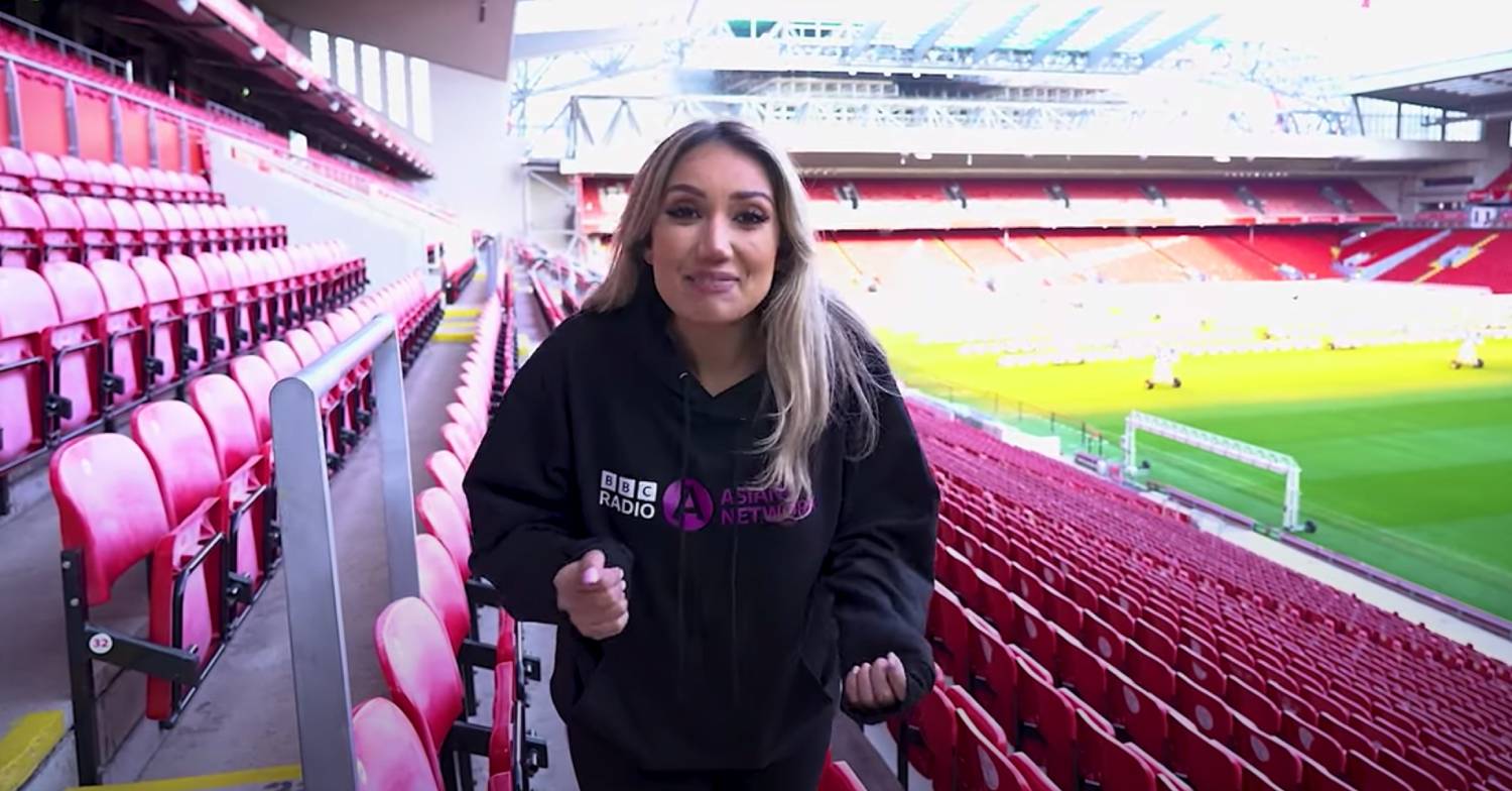 Nikita Kanda speaks to the camera