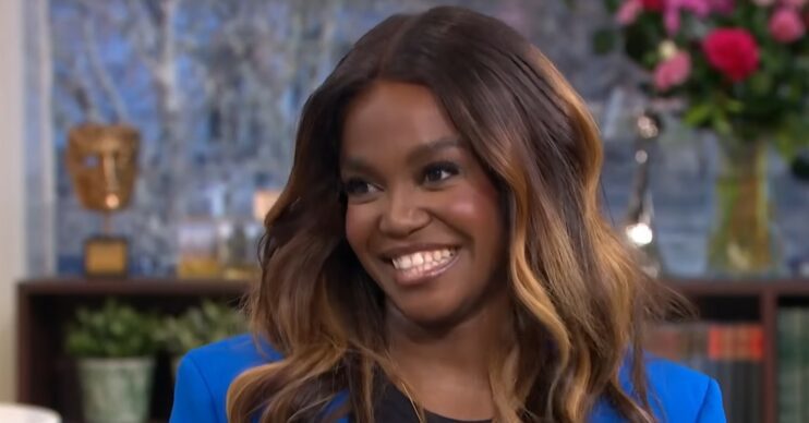 Oti Mabuse smiles on This Morning