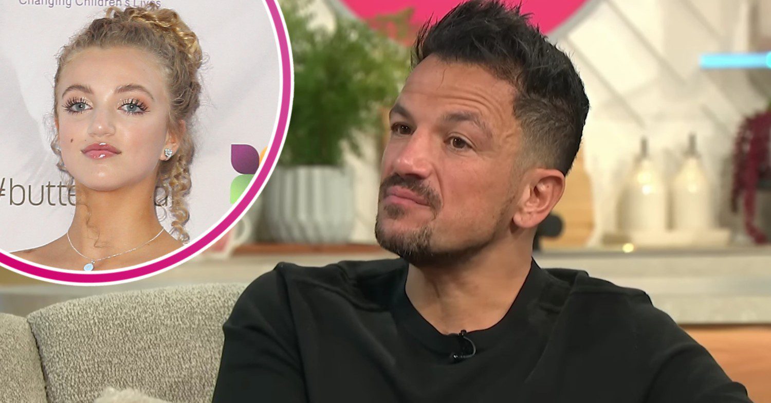 Princess and Peter Andre smiling