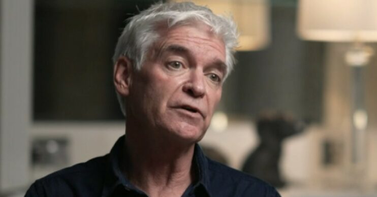 Phillip Schofield speaking during BBC interview