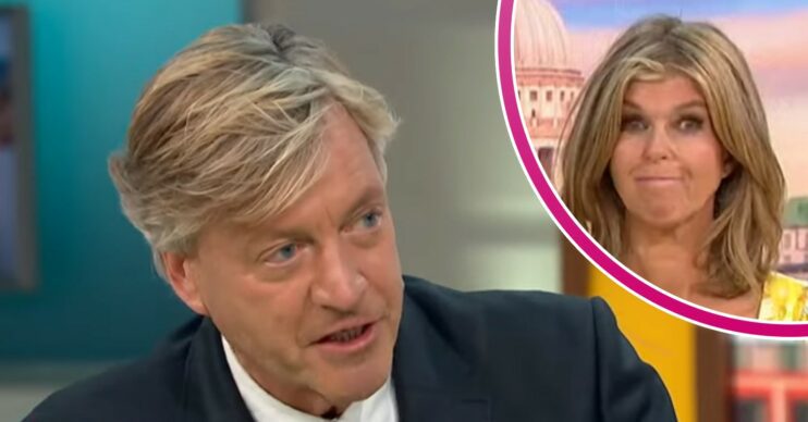 Richard Madeley on GMB with Kate Garraway in bubble