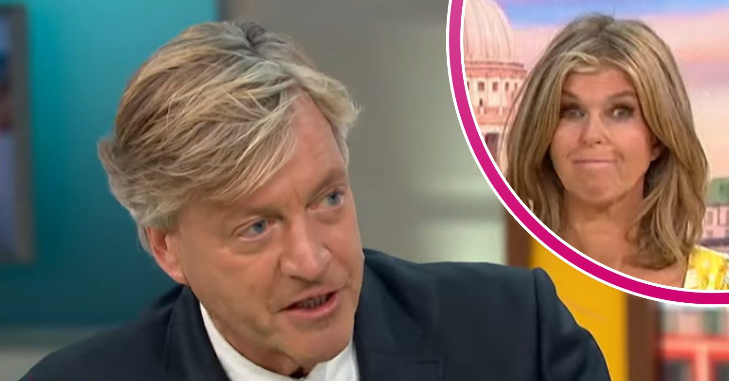 Richard Madeley on GMB with Kate Garraway in bubble