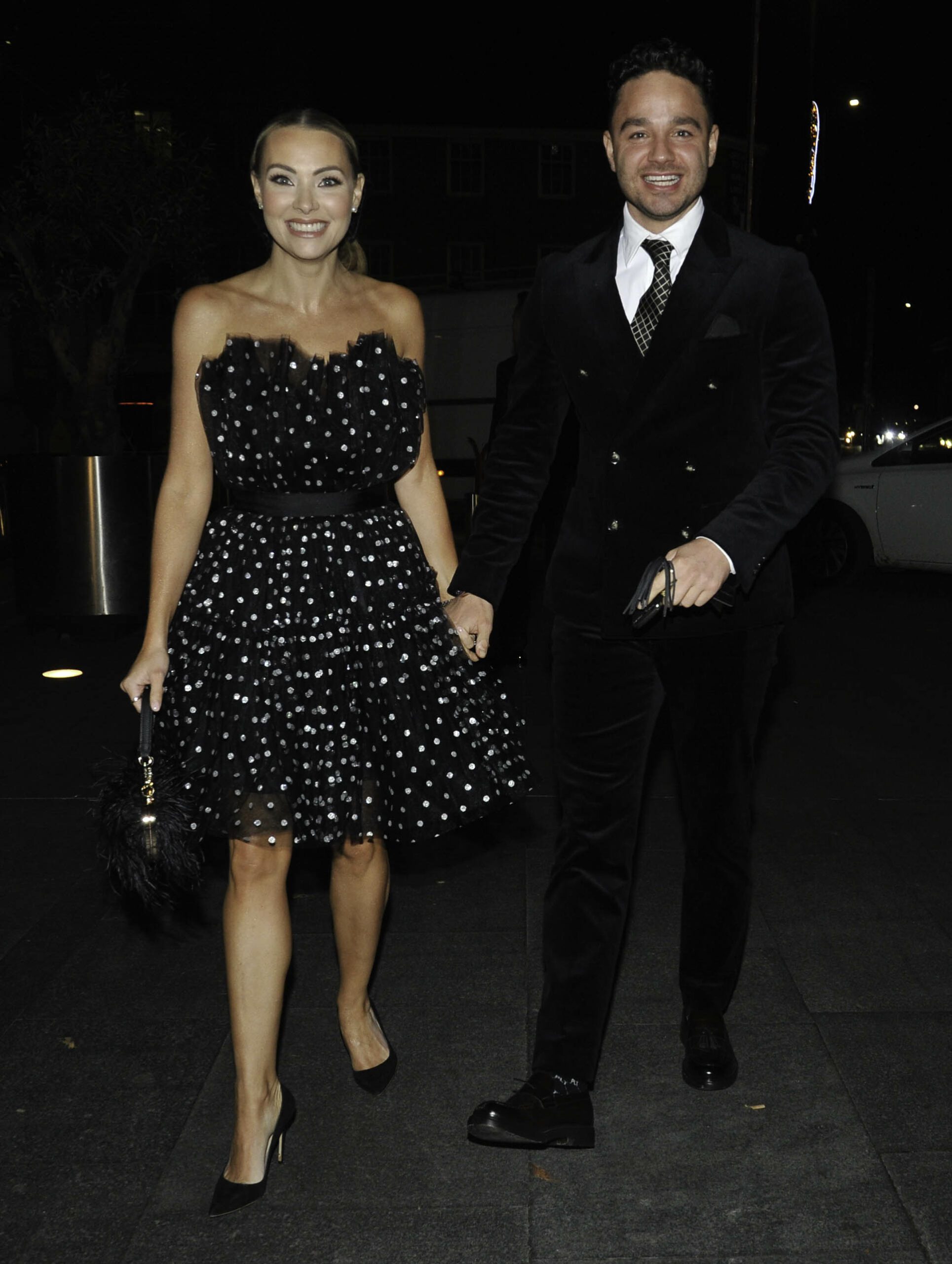 Adam Thomas and his wife Caroline at the This Is Manchester Awards