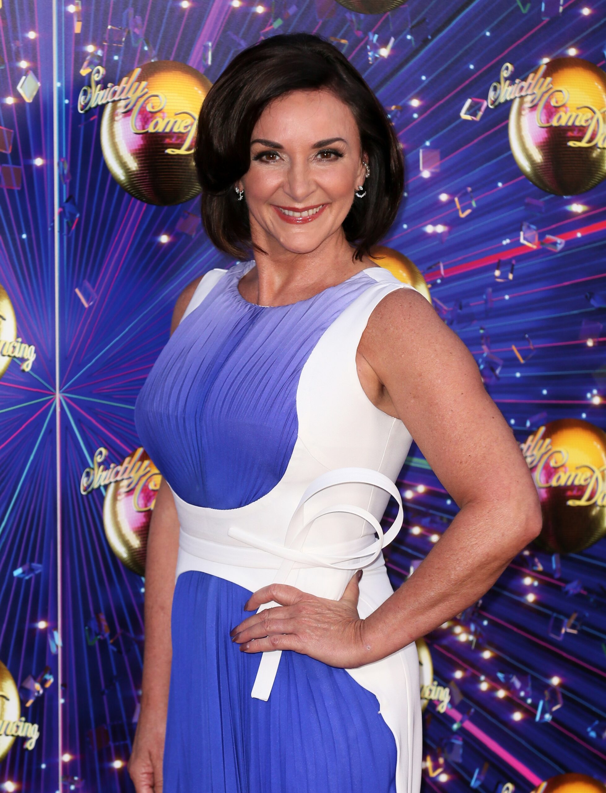 Shirley Ballas smiling at the Strictly photocall