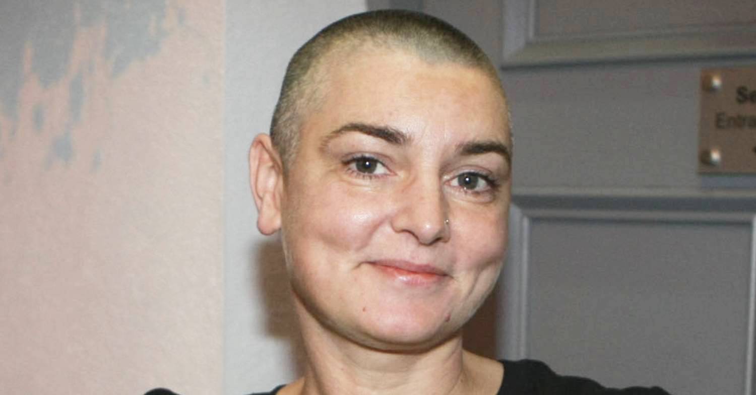 Sinead O'Connor smiles