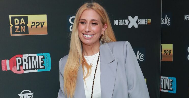 Stacey Solomon smiling