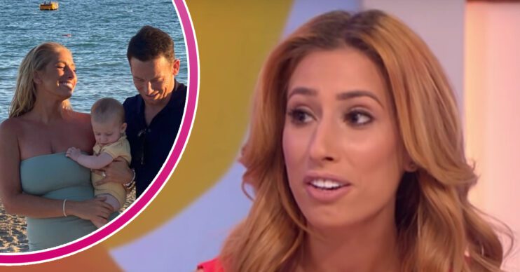 Stacey Solomon split image