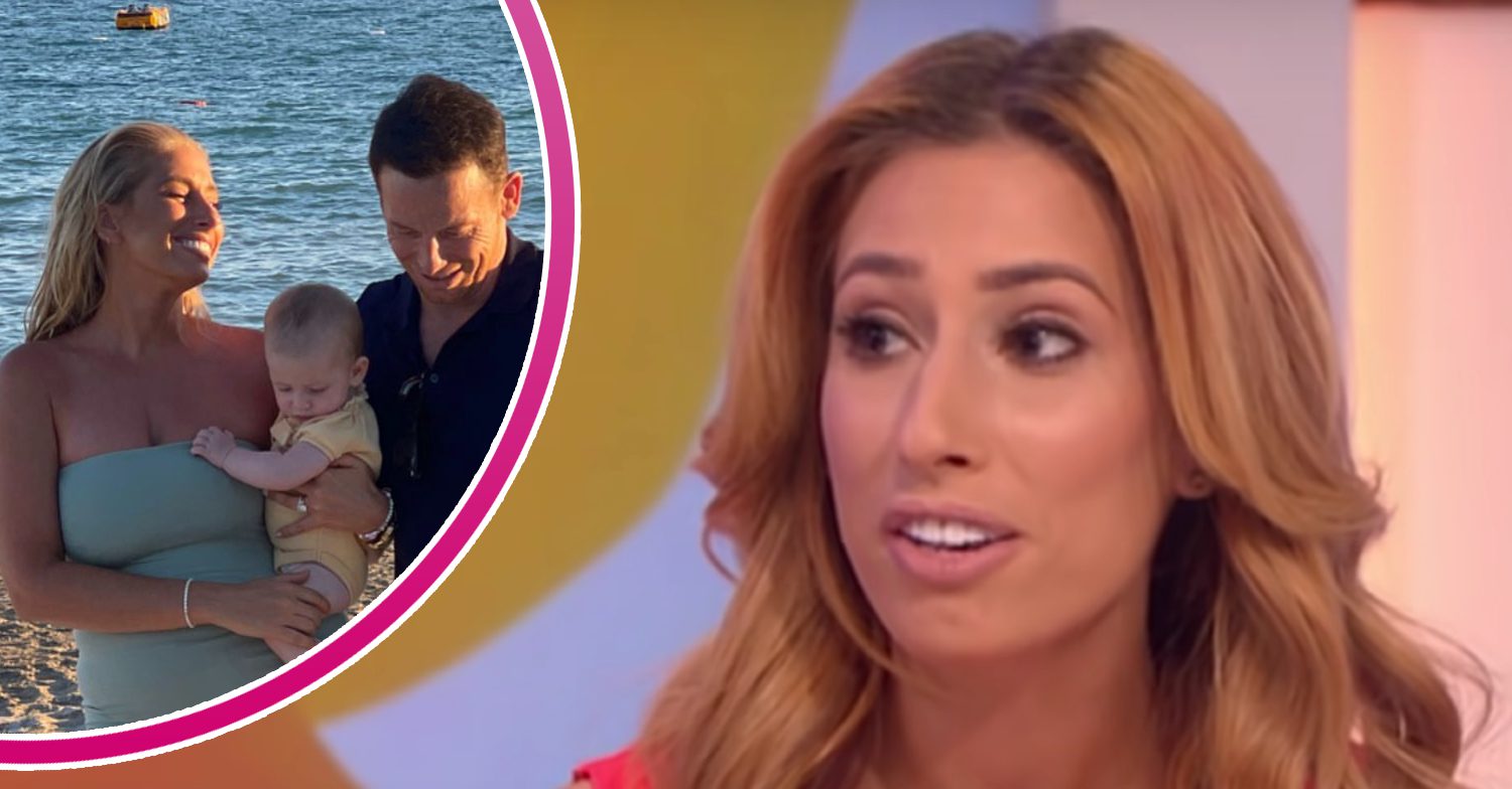Stacey Solomon split image