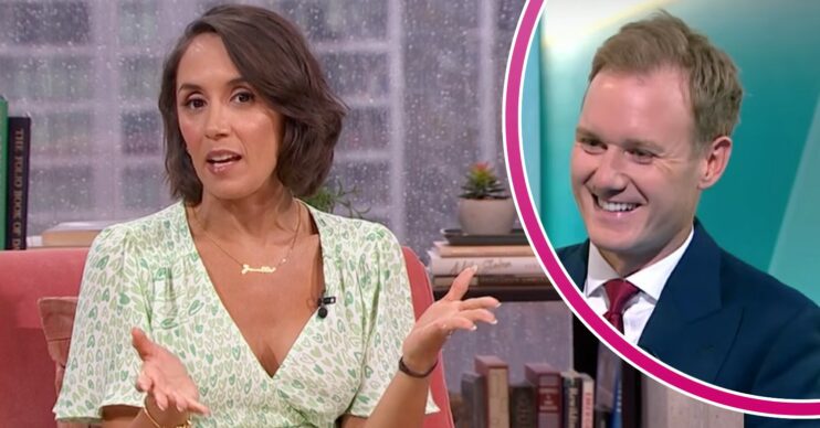 Janette Manara looks unconvinced, Dan Walker smiles